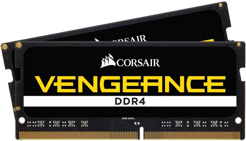 CORSAIR Vengeance SODIMM DDR4 RAM 32GB (2x16GB) 3200MHz CL22-22-22-53 1.2V Intel AMD Laptop Notebook Memory - Black (CMSX32GX4M2A3200C22)