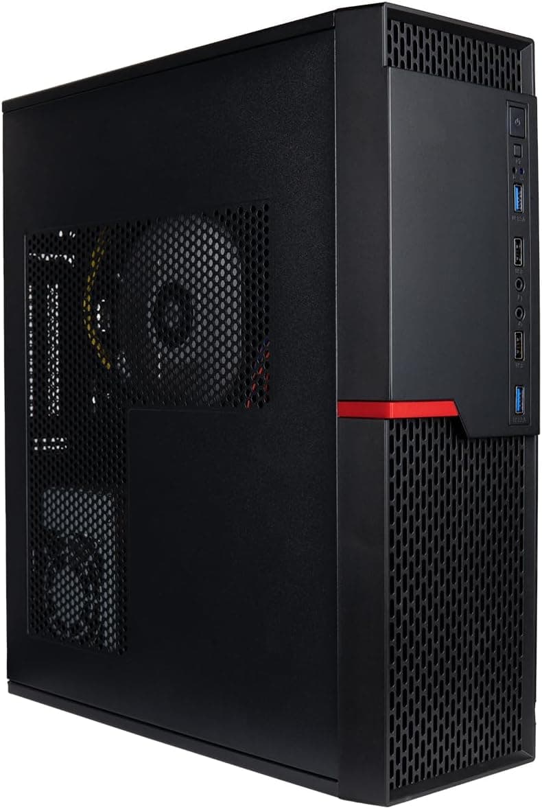 Envision S13 SFF PC (3.8-4.6GHz 8-Core Ryzen 7 5700G w/FHD Low/Med Gaming Radeon Graphics, 16GB RAM, 512GB NVME SSD, MSI mb, WiFi, Windows 11 Pro, 10 USB, HDMI + DVI, RJ45, KB+Mouse, Desktop Computer