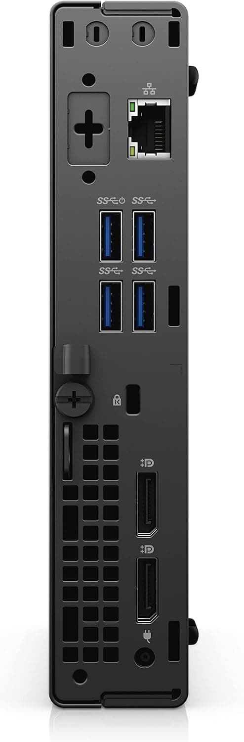 DELL 2022 Optiplex 3090 Micro Form Factor Business Desktop, Intel Core i5-10500T, 16GB RAM, 512GB PCIe SSD, DisplayPort, RJ-45, Wi-Fi 6, Bluetooth, Wired Mouse&Keyboard, Windows 11 Pro, Black