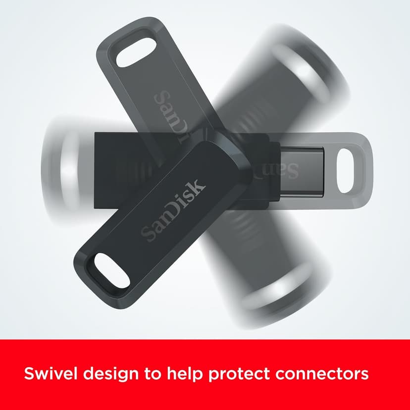 SanDisk 1TB Ultra Dual Drive Go USB Type-C Flash Drive, Black - SDDDC3-1T00-GAM46​