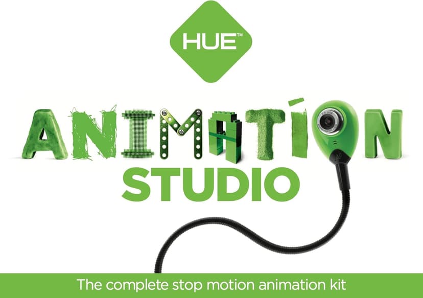 HUE Animation Studio: Complete Stop Motion Kit (Camera, Software, Book) for Windows/macOS (Red) with Carry Case