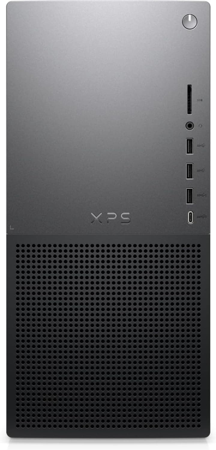 Dell XPS 8960 Desktop 1TB SSD 64GB DDR5 RAM Win 11 Pro (Intel 14th Generation Core i9-14900K Processor with Turbo Boost to 6.00GHz, 64 GB RAM, 1 TB SSD) Business PC Computer XPS8960, Graphite Black