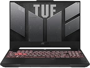 ASUS TUF Gaming A17 (2023) Gaming Laptop, 17.3” FHD 144Hz Display, GeForce RTX 4060, AMD Ryzen 7 7735HS, 16GB DDR5, 1TB PCIe 4.0 SSD, Wi-Fi 6, Windows 11, FA707NV-ES74