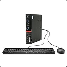 lenovo ThinkCentre M900 Tiny Desktop Micro Tower PC (Intel Core i5-6500T, 8 GB Ram, 256 GB SSD, USB 3.0, WiFi) Windows 10 Pro (Renewed)