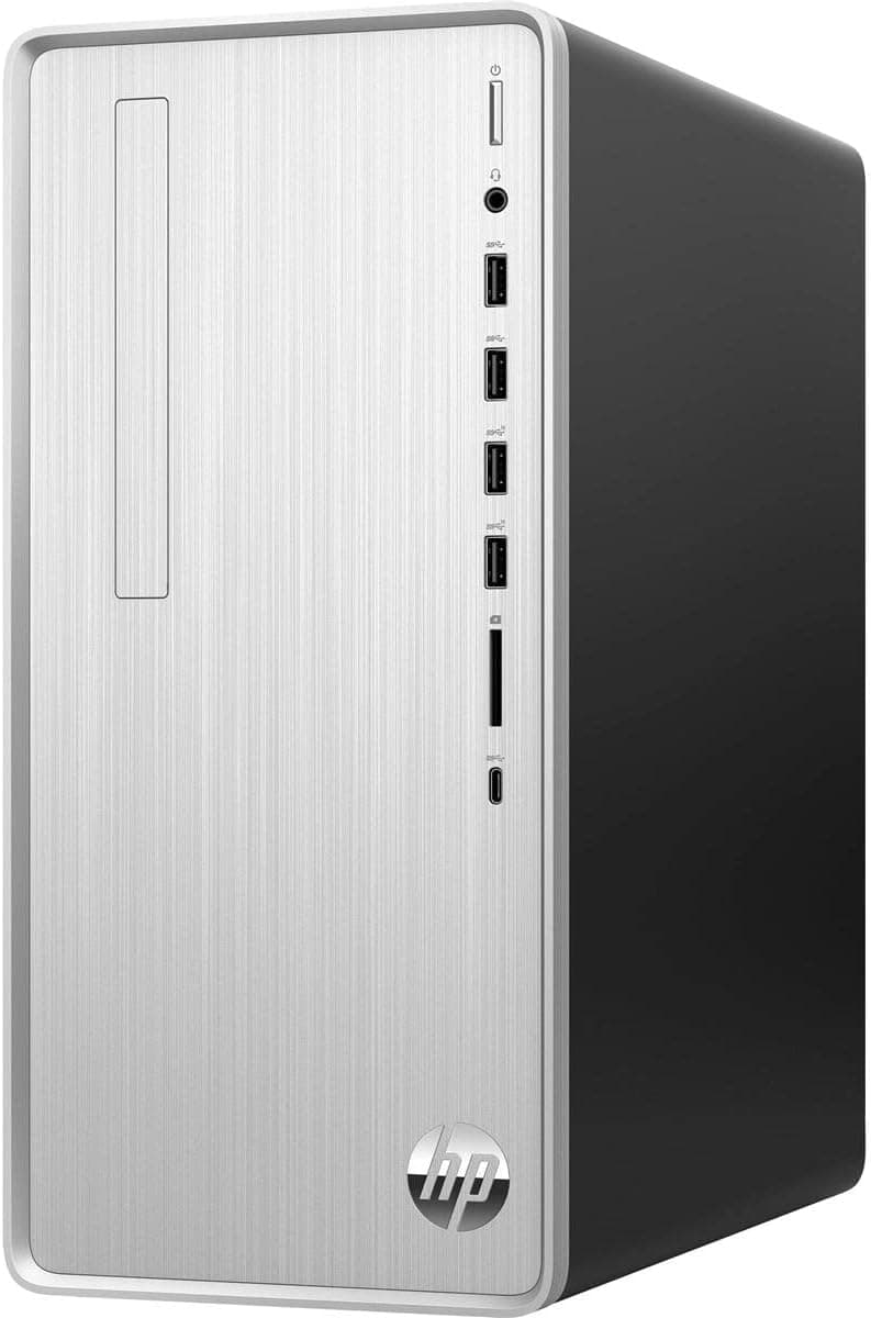 HP Pavilion Desktop PC, AMD Ryzen 5 4600G Processor 6-core with Radeon Graphics, 12 GB DDR4-3200 SDRAM, 512 GB HD - Windows 10 Home, Multi-Display Capable, 5.1 Surround Sound (TP01-1140)