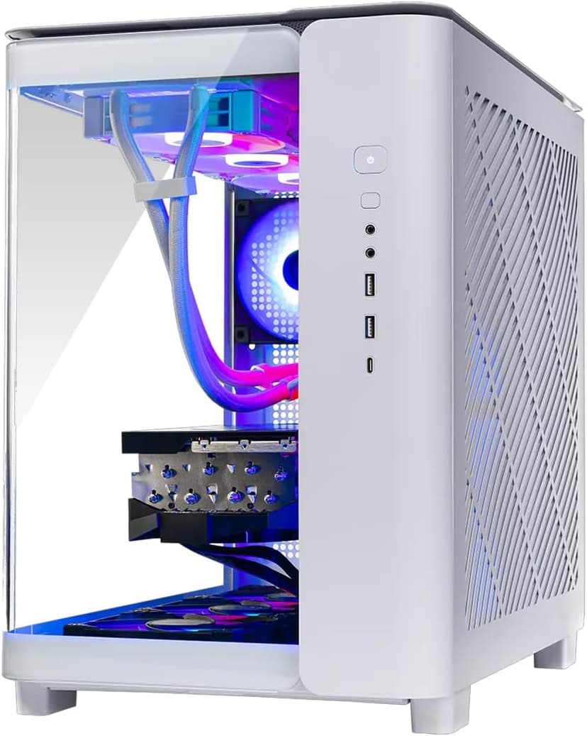 Skytech King 95 Gaming PC Desktop, Ryzen 9 9900X3D 4.4 GHz (5.5GHz Turbo), NVIDIA RTX 5070 Ti 16GB, 2TB Gen4 NVMe SSD, 32GB DDR5 RAM 6000 RGB, 850W Gold ATX 3 PSU, 360mm ARGB AIO, Wi-Fi, Win 11