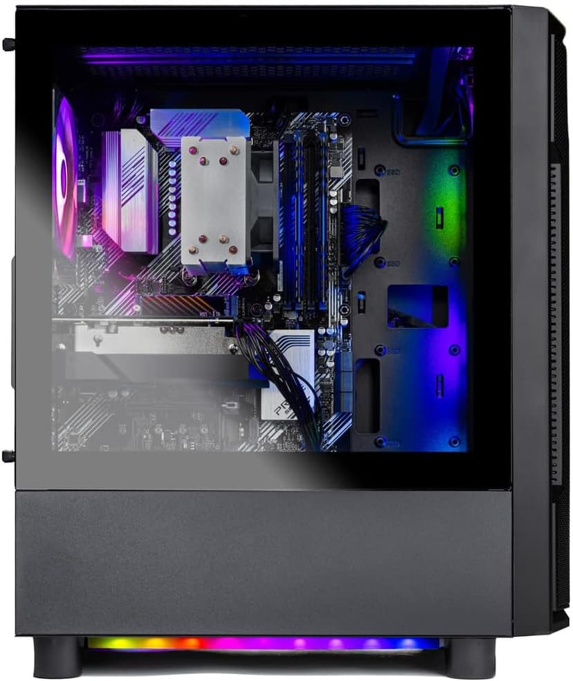 Skytech Gaming Shadow Desktop PC, Intel i5 13400F 2.5 GHz (4.6GHz), NVIDIA RTX 4060 8GB, 2TB NVMe SSD, 32GB DDR5 RAM 5200 RGB, 650W Gold PSU, Wi-Fi, Win 11