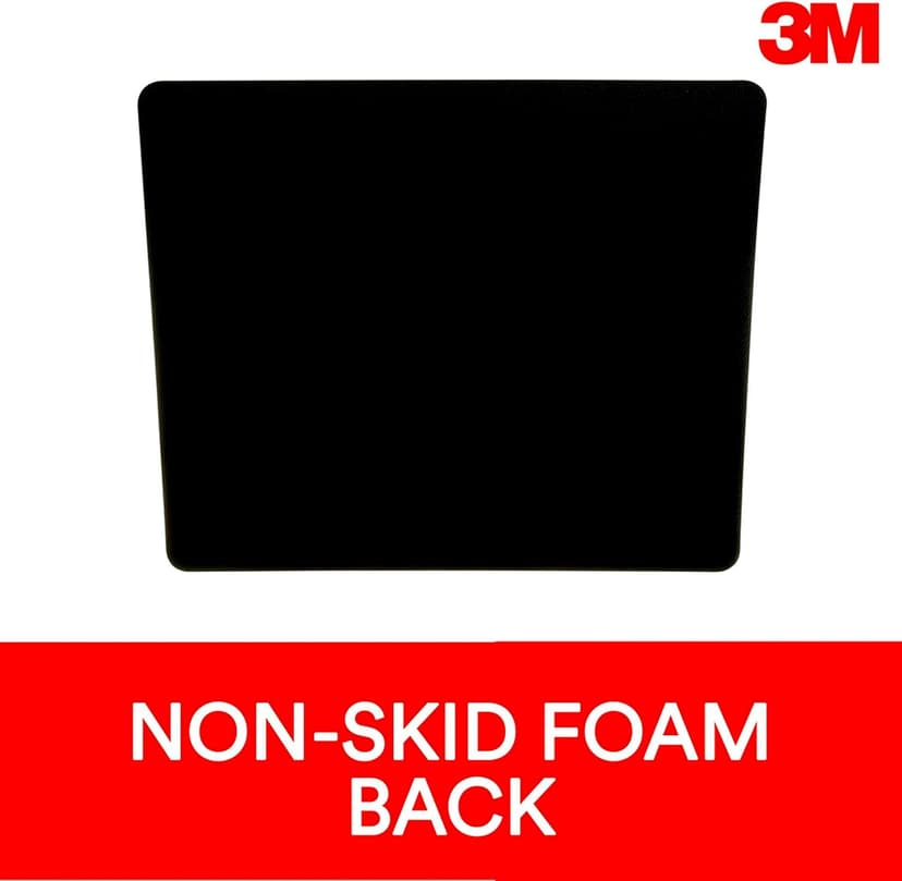 3M Precise Mouse Pad Enhances the Precision of Optical Mice at Fast Speeds, Easy to Clean, Stays in Place, 9 in x 8 in (MP114-BSD1)
