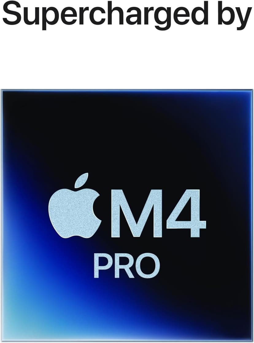 Apple 2024 Mac mini Desktop Computer with M4 Pro chip with 12‑core CPU and 16‑core GPU: Built for Apple Intelligence, 24GB Unified Memory, 512GB SSD Storage, Gigabit Ethernet. Works with iPhone/iPad