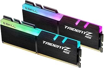 G.SKILL Trident Z RGB Series (Intel XMP) DDR4 RAM 16GB (2x8GB) 3000MT/s CL16-18-18-38 1.35V Desktop Computer Memory UDIMM (F4-3000C16D-16GTZR)
