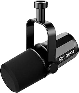 FDUCE XLR Dynamic Microphone for Vocal Recording, Podcasting, Gaming, Live Streaming&Broadcasting, All Metal Cardioid Mic, Voice-Isolating Technology SL40X