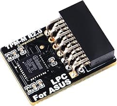 TPM2.0 Module LPC 14Pin Module with Infineon SLB9665 for ASUS Motherboard Compatible with TPM-M R2.0