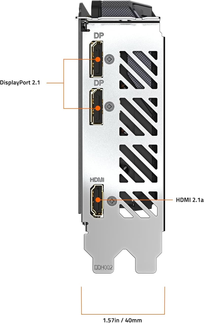 GIGABYTE Radeon RX 9060 XT Gaming OC 8G Graphics Card, PCIe 5.0, 8GB GDDR6, GV-R9060XTGAMING OC-8GD Video Card