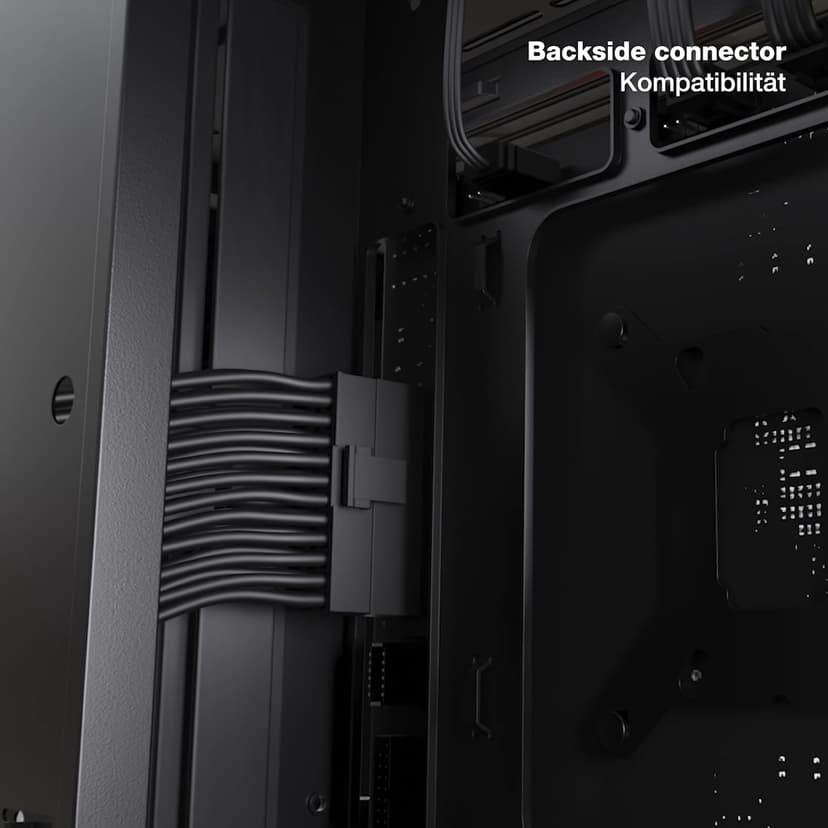 be quiet! Light Base 600 DX White PC Case | Fully Windowed Front and Side Panel | Dual Chamber | ARGB LED Strip | Inverted and Horizontal Layout Customizable | BGW66