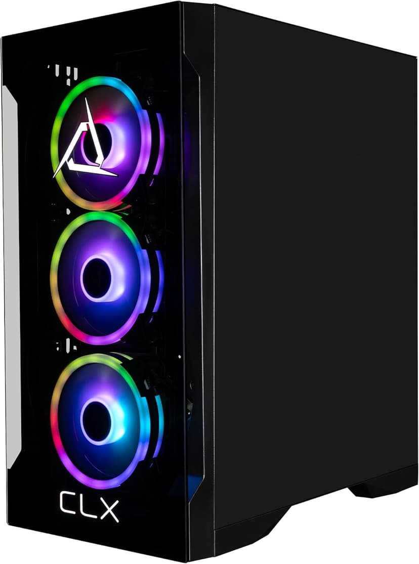 CLX Set Gaming PC - Intel Core i9 12900KF 3.2GHz, GeForce RTX 4060 Ti, 1TB NVMe M.2 SSD, 4TB HDD, 32GB DDR4 RGB Memory, 240mm AIO, Windows 11 Home, Black