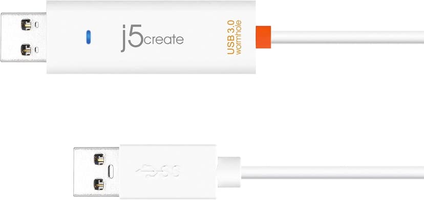 j5create JUC500 Data, Keyboard, and Mouse Sharing/Transfer USB 3.0 Cable Transfer Data Between Mac and Windows [Wormhole Switch]