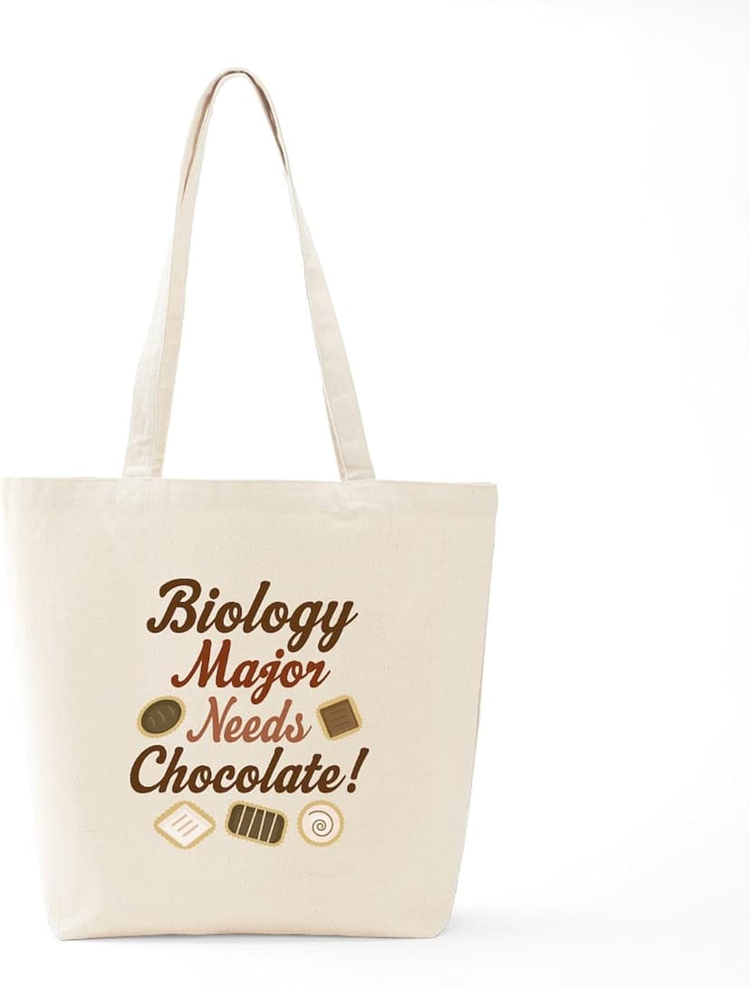CafePress Biology Major Gift Tote Bag Reusable Natural Beige Canvas Shopping Bag