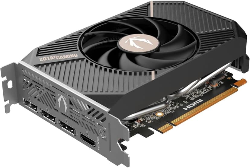 ZOTAC Gaming GeForce RTX 5060 Solo DLSS 4 8GB GDDR7 128-bit 28 Gbps PCIE 5.0 Gaming Graphics Card, SFF-Ready Ultra Compact Card, ZT-B50600G-10L