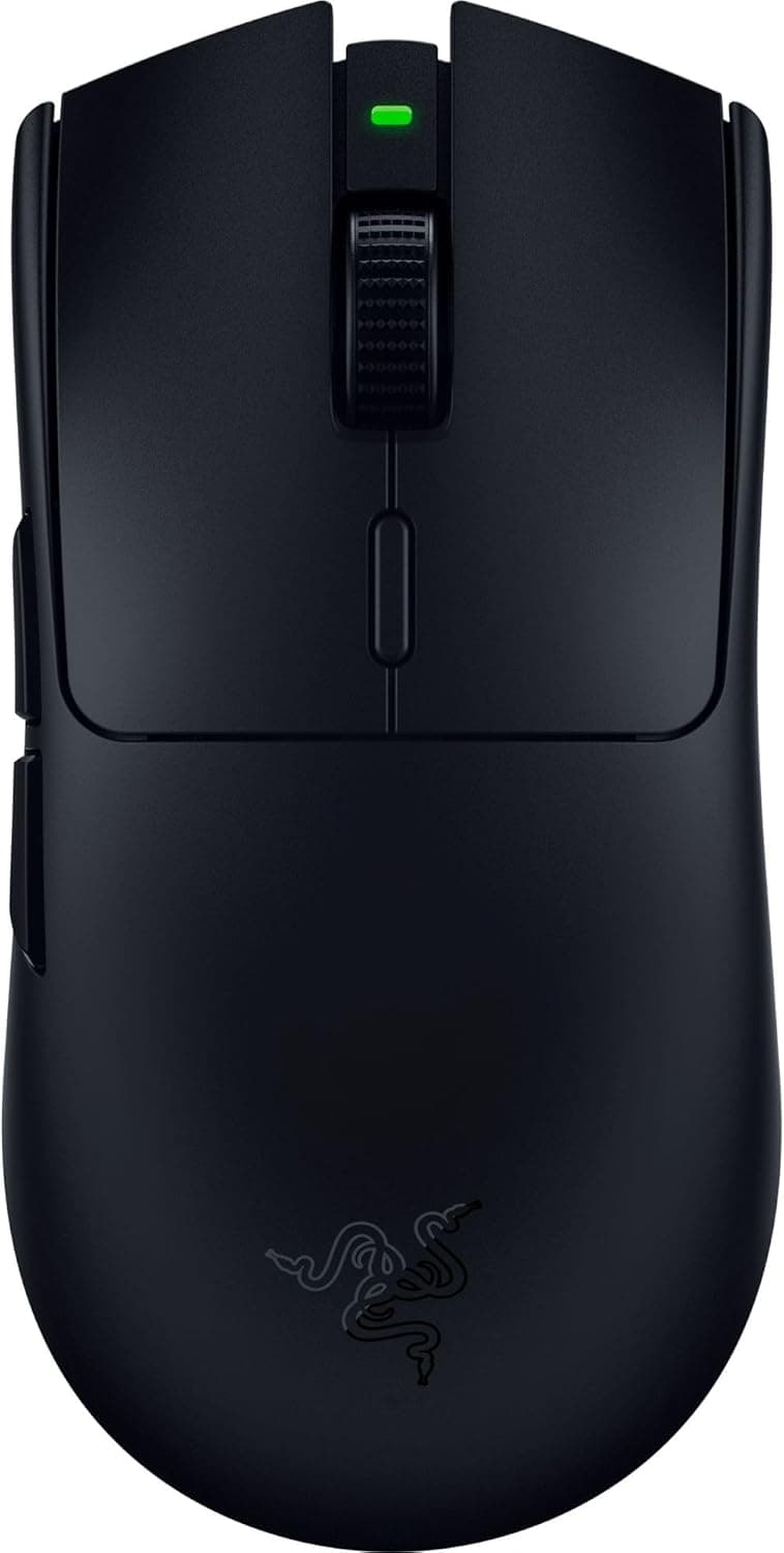 Razer Viper V3 HyperSpeed Wireless Esports Gaming Mouse: 82g Lightweight - Up to 280 Hr Battery - 30K DPI Optical Sensor - Gen-2 Mechanical Switches - 8 Programmable Controls - Classic Black
