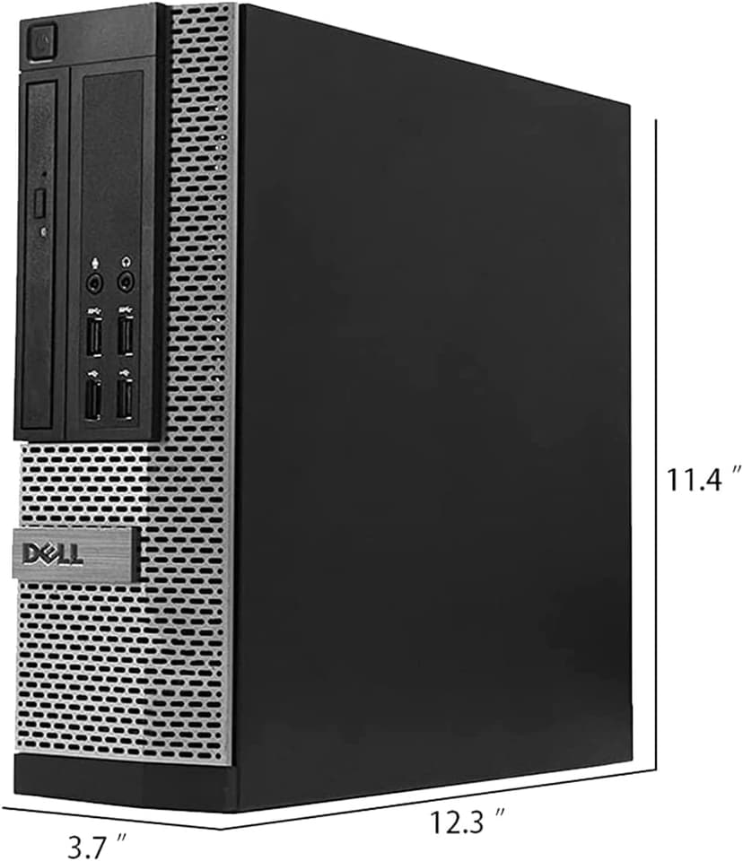 Dell Video Editing CAD OptiPlex 7020 Desktop Computer PC, Intel Core i7-4570 3.2 GHz Processor, 16GB RAM, 480GB SSD (Fast Boot) + 2TB HDD, Graphics RX-550 4GB DDR5, WiFi, Windows 11 Pro (Renewed)