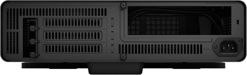 Fractal Design Ridge Black - PCIe 4.0 Riser Card Included - 2X 140mm PWM Aspect Fans Included - Type C USB - m-ITX PC Gaming Case