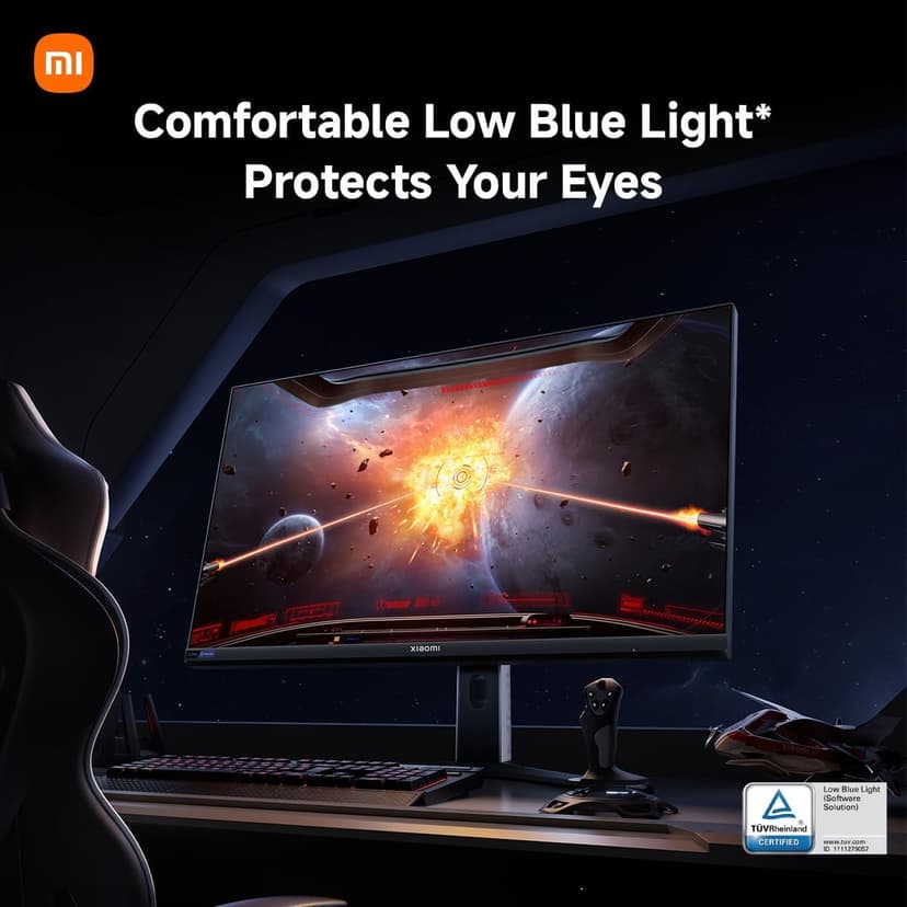 Xiaomi Mini-LED Gaming Monitor G Pro 27 inch HDR 1000 2K QHD 2560x1440, Fast IPS, 180Hz 1ms, 99% DCI-P3, AMD Freesync, Adjustable Angle, 2× HDMI 2.0, 2× DP 1.4, White