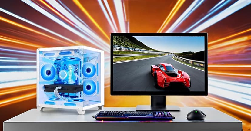 PreBuilt Gaming PC AMD Ryzen7 8700F(8Core 16Threads Up to 5.0G) Nvme 1TB SSD RTX 4060 8G 32G DDR5 RAM WiFi6 Desktop Gamer Computers 4K VR White