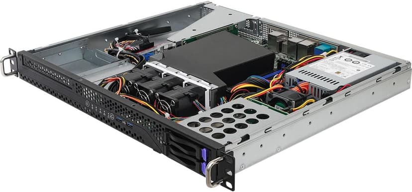 1U2S-B650 1U Rackmount Compact Server Barebone AMD Single Socket AM5 (LGA 1718) AMD Ryzen 7000 Series Processors 2 2.5" SATA Bays Dual 1G LAN