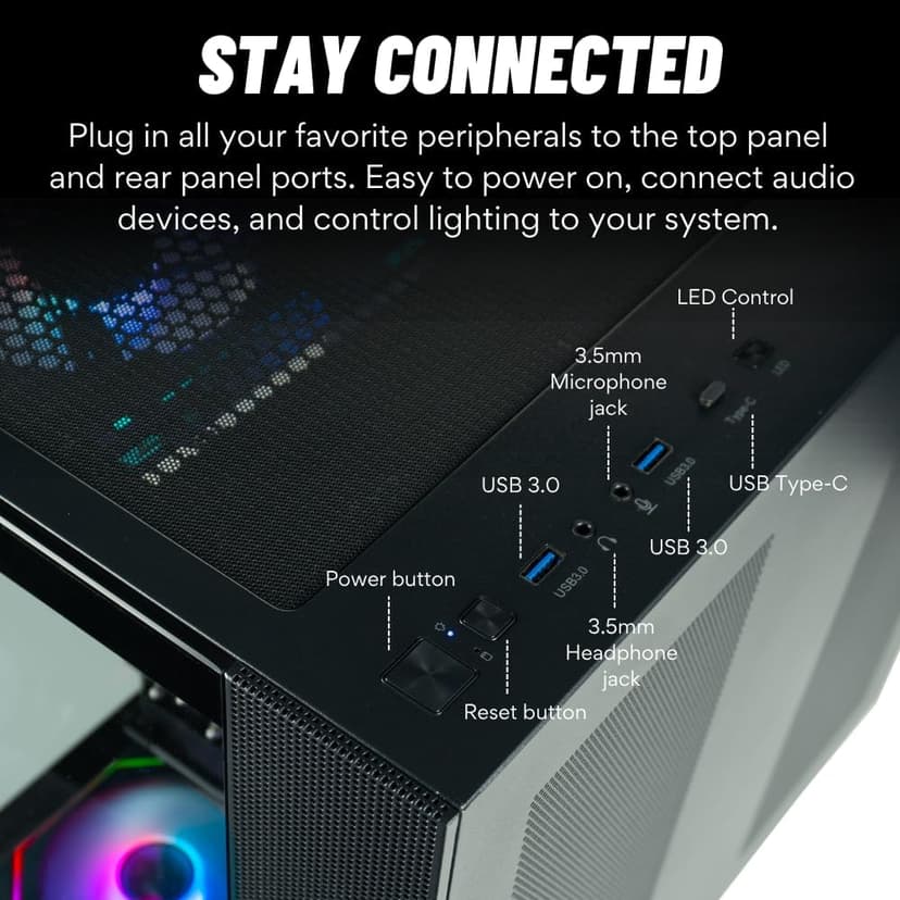 Panorama XL RTX 5090 Gaming Desktop - Intel Core Ultra 9 285K, 192GB DDR5 RAM, 4TB NVMe 9100 Pro Gen5 SSD, 10TB HDD, WiFi 6E, HDMI, Windows 11 Pro - Best 2025 RGB Prebuilt Tower Computer for Gamers