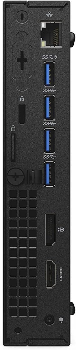 Dell OptiPlex 7050 Micro Form Factor Desktop Computer, Intel Core i7-7700T, 16GB DDR4-2400 (2x8GB), 512GB Solid State Drive, Windows 10 Pro (Renewed)