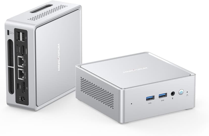 MINISFORUM NAB8 Plus Mini PC Core i7-12800H(14C/20T,up to 4.8Ghz) 16G RAM 1TB SSD Desktop Computer, 1xHDMI2.1 TMDS|1xDP1.4|1xUSB4 Video Outputs, 2x2.5G LAN/WiFi6E/BT5.3/4xUSB Iris Xe Graphics Micro PC