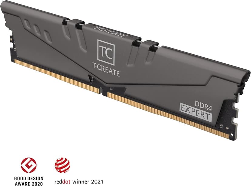 TEAMGROUP T-Create TTCED432G32G3200HC16FDC01 Expert Overclocking 10L DDR4 32GB 3200MHz (PC4 25600) CL16 Desktop RAM Memory Module