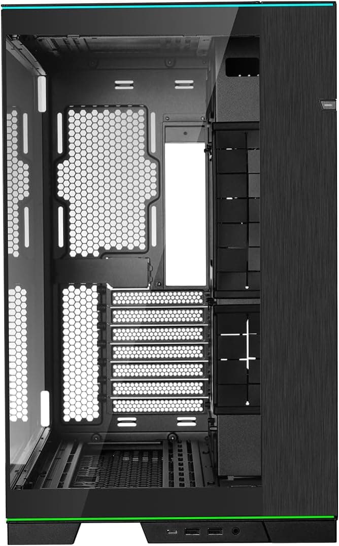 Lian Li O11D EVO RGB E-ATX gaming dual chamber case - ARGB lighting strips - Up to 420mm radiator - Cable management - Front and side tempered glass panels - Reversible chassis (O11DERGBX.US)