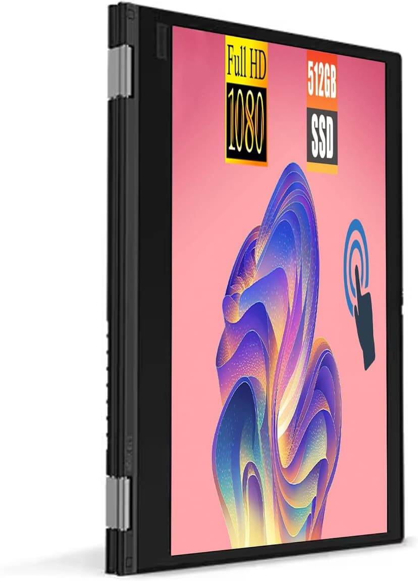Lenovo ThinkPad L13 Yoga 2 in113.3 FHD Touchscreen Laptop, Core i5-10310 up to 4.4GHz, 16GB DDR4 RAM, 512GB SSD, Stylus Pen, WiFi, Win10 Pro (Renewed)