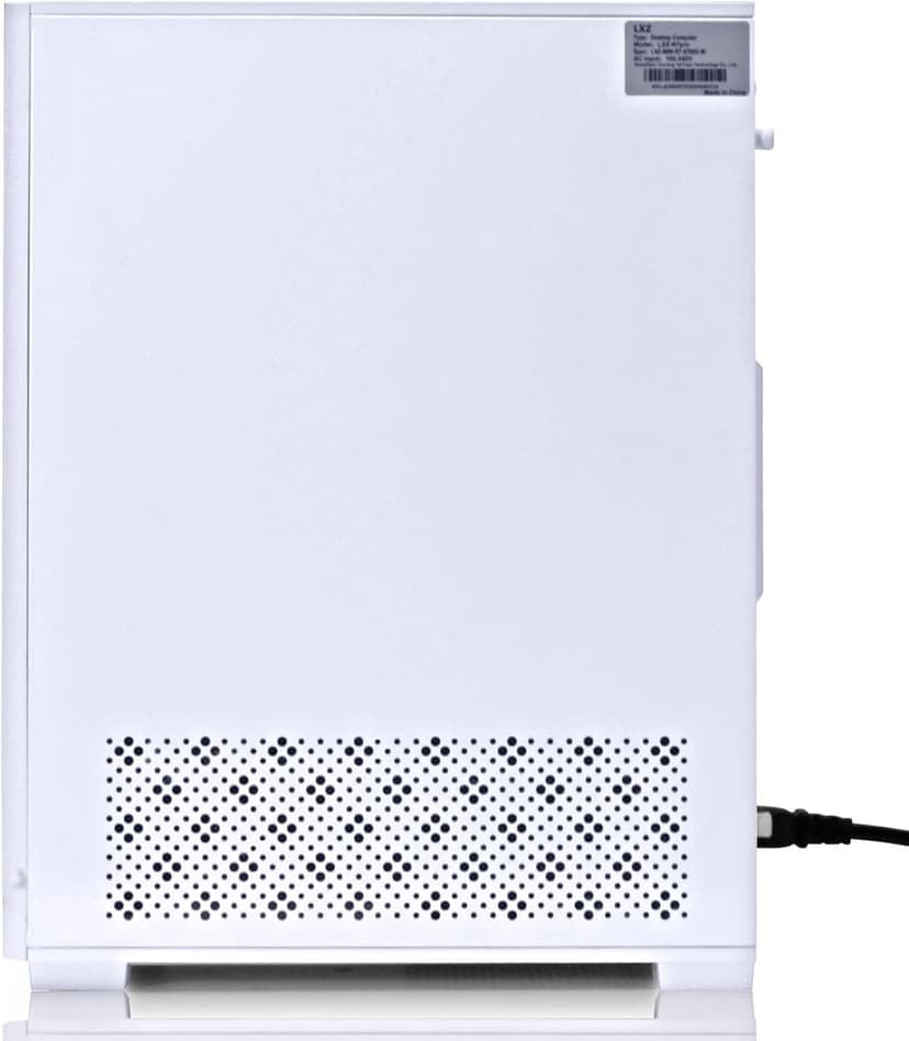 LXZ Desktop PC Computer AMD Ryzen 7-5700G 8 core 3.9GHz, 16G DDR4 RAM, 512GB NVME SSD, Tower Computer with Power Supply 400W for Home and Office (White)
