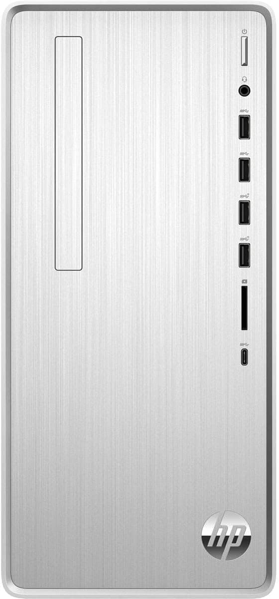 HP Pavilion Desktop PC, AMD Ryzen 5 4600G Processor 6-core with Radeon Graphics, 12 GB DDR4-3200 SDRAM, 512 GB HD - Windows 10 Home, Multi-Display Capable, 5.1 Surround Sound (TP01-1140)