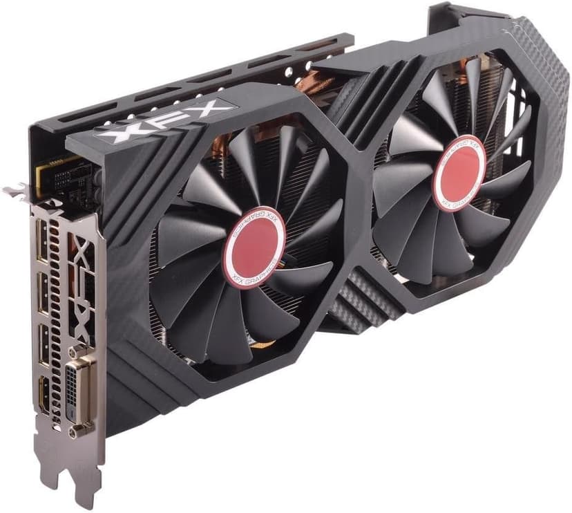 XFX Radeon RX 580 GTS Black Edition 1405MHz OC+, 8gb 256bit GDDR5, DX12 VR Ready, Double Dissipation, Dual BIOS, 3xDP HDMI DVI, PCI-E AMD Graphics Card (RX-580P828D6)