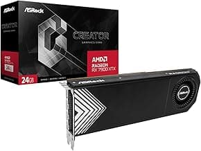 ASRock Creator AMD Radeon RX 7900 XTX 24GB GDDR6 Graphics Card - Blower Fan, Vapor-Chamber, Multi-GPU Support, DP 2.1, 2500 MHz Boost