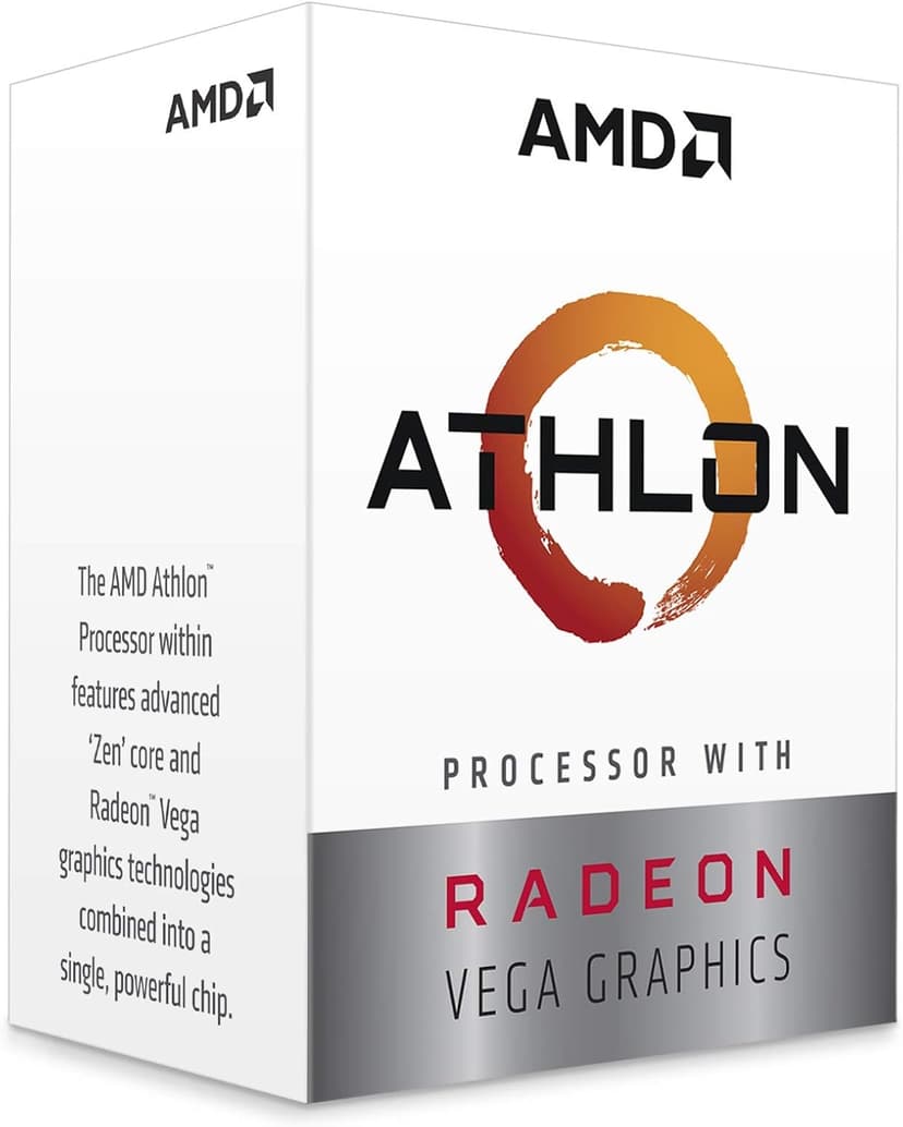 AMD Athlon 3000G 2-Core, 4-Thread Unlocked Desktop Processor with Radeon Graphics