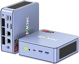 GMKtec M5 Plus Gaming Mini PC Ryzen 7 5825U (Upgraded 7430U/ 5700U), 32GB RAM 1TB SSD Dual NIC LAN 2.5GbE Desktop Computers, Triple 4K Display - Lunar Blue