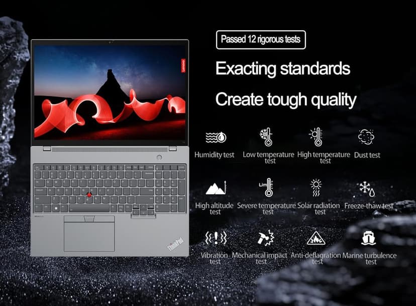 Lenovo ThinkPad T16 Business Workhorse Laptop (16" FHD+ Touchscreen, Intel 10-Core i7-1355U, 32GB DDR5 RAM, 1TB SSD) Military Grade, dTPM, Ethernet, FHD Webcam, 3-Y WRT, Win 11 Pro w/AI Copilot, Grey