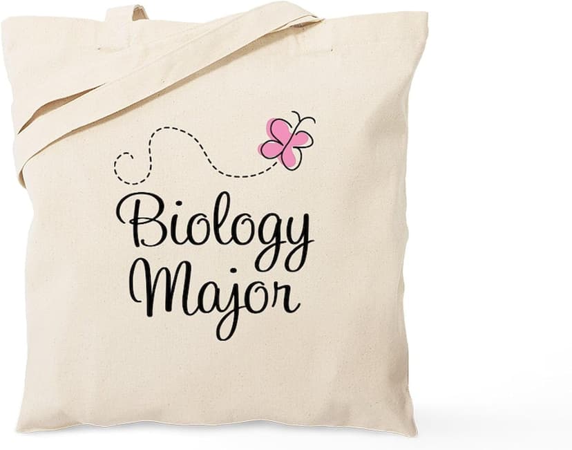 CafePress Cute Biology Major Tote Bag Natural Canvas Tote Bag, Reusable Shopping Bag