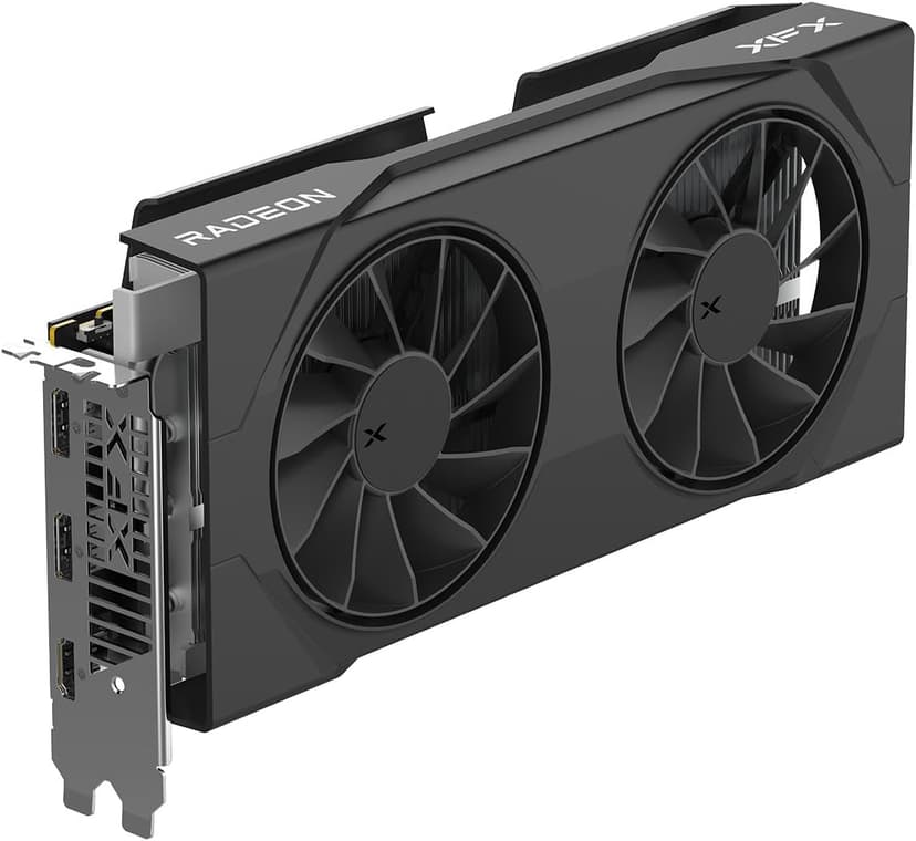 XFX Swift AMD Radeon RX 9060 XT OC Gaming Edition with 8GB GDDR6 HDMI 2xDP, AMD RDNA 4 RX 9060XT RX-96TSW8GBA