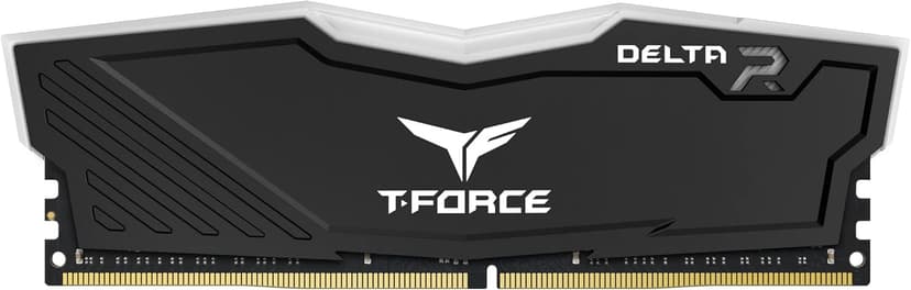 TEAMGROUP T-Force Delta RGB DDR4 16GB (2x8GB) 3200MHz (PC4-25600) CL16 Desktop Memory Module ram Black - TF3D416G3200HC16CDC01