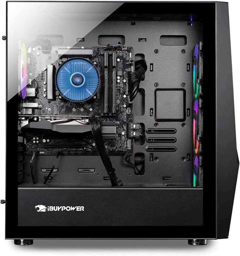 iBUYPOWER Pro Gaming PC Computer Desktop SlateMR 291i (Intel i7-12700F 2.1 GHz, GeForce RTX 3060 TI 8GB, 16 GB RGB DDR4 RAM, 1 TB NVME SSD, WiFi Ready, Windows 11 Home)