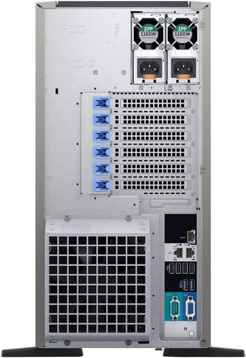 Dell PowerEdge T440 Tower Server with 2 Intel Silver 4110 8-core CPUs, 128GB DDR4 RAM, 16TB 12Gb SAS HDDs, RAID (Renewed)