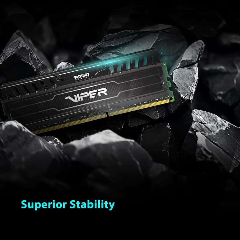 Patriot Viper 3 DDR3 RAM 16GB (2X8GB) 1600MHz CL9 1.5v UDIMM Desktop Gaming Memory Kit Compatible with XMP - PV316G160C9K
