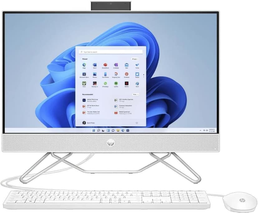 HP All-in-One 24-CB00 2023 All-in-One Desktop 23.8” FHD | Intel Celeron J4025 2-Core Intel UHD Graphics 600 | 32GB DDR4 1TB SSD | Bluetooth 5 | Windows 10 Pro | Starry White