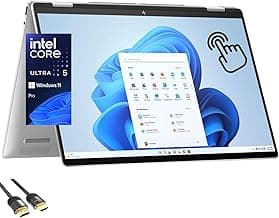 HP Envy 2-in-1 Laptop, 16" WUXGA IPS Wide Ultra Touchscreen Display, Intel Core Ultra 5 125U (Up to 4.3GHz), 16GB DDR5, 512GB PCIe SSD, TB 4, WiFi 6E, Bluetooth, Webcam, PDG HDMI Cable, Win 11 Pro