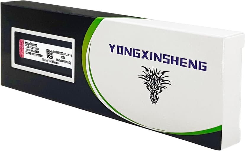 DDR4 3600MHz 16GB Desktop RAM PC4-28800 UDIMM Non-ECC Unbuffered 1.35V 288-Pin CL18 PC Computer Memory Upgrade Module Memory Support XMP 2.0 Auto Overclocking